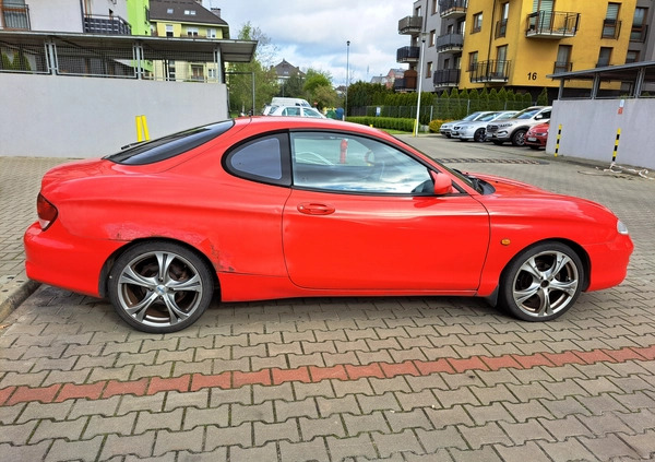 Hyundai Coupe cena 3999 przebieg: 188000, rok produkcji 1999 z Szczecin małe 781